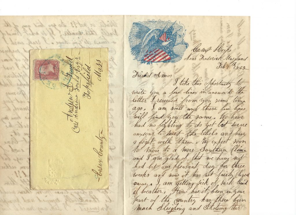 Civil War Letter to Andrew A Gould from John M Philips – Transcription