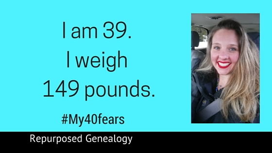 I am 39. I weigh 149 pounds blog header