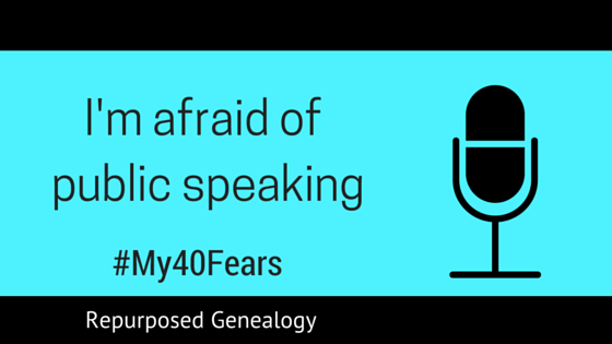 I’m afraid of public speaking