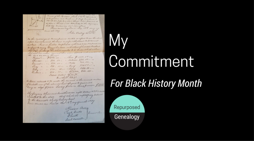 My Commitment for Black History Month